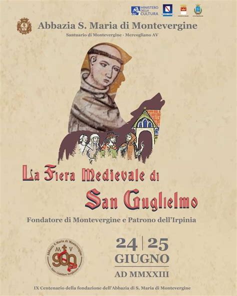 Illustrazione medievale raffigurante San Guglielmo e San Pellegrino in veste di pellegrini