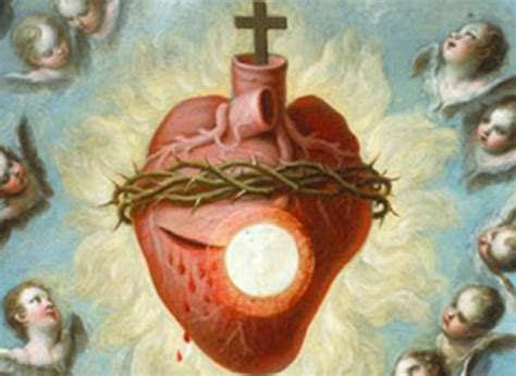 rappresentazione del Cuore Eucaristico di Gesù