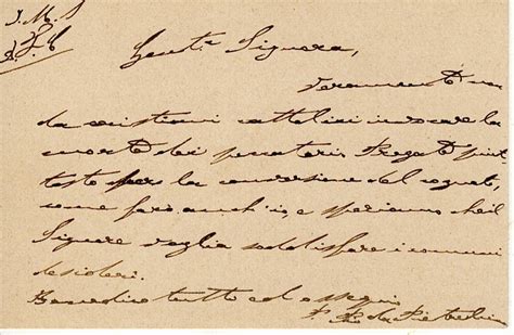 Manoscritto di Padre Pio