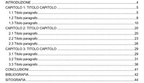 Estratto di un antico indice di autori con nomi e numeri