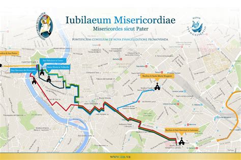 Mappa delle Porte Sante aperte nel mondo durante il Giubileo della Misericordia