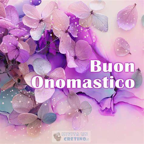 foto di biglietti d'auguri per l'onomastico con decorazioni festive
