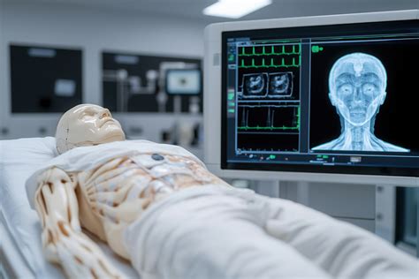 Immagine di TAC 3D o simulazione chirurgica 3D