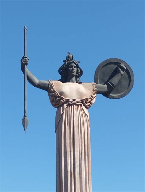 Illustrazione del crollo della statua di Minerva all'arrivo di San Pietro al Capo di Leuca