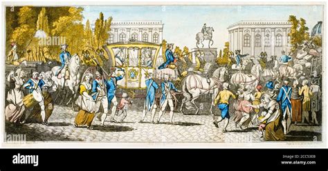 Illustrazione della Rivoluzione Francese con suore in fuga