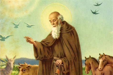 Illustrazione storica di San Antonio Abate e altri eremiti nel desdeserto