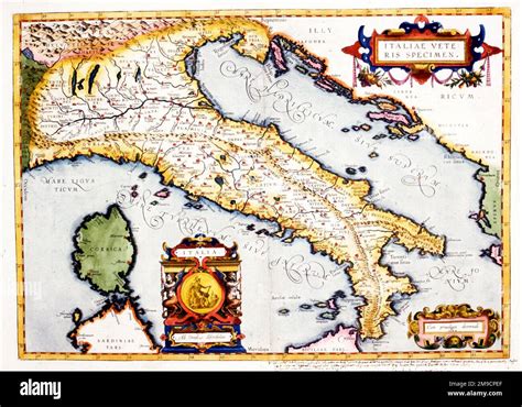 Mappa storica dell'Italia del XVI secolo con evidenziate Nola, Padova e la Repubblica di Venezia per contestualizzare gli spostamenti dei protagonisti
