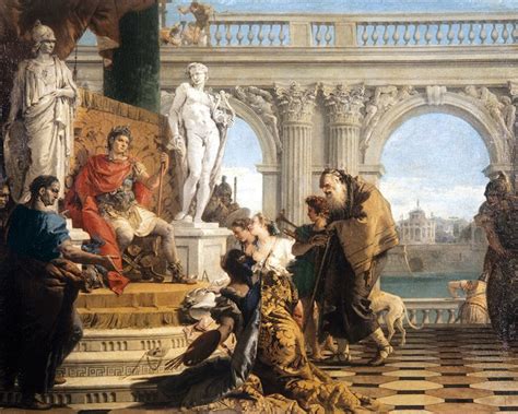 Orazio e Mecenate in un convivio, illustrazione storica