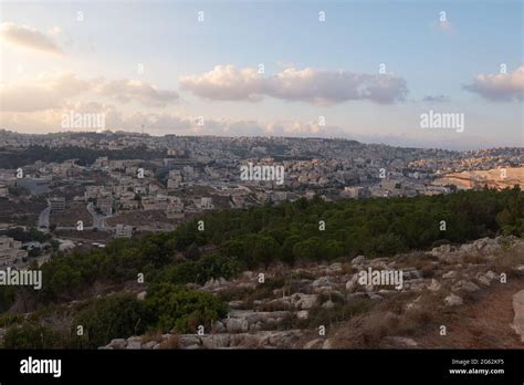 Veduta panoramica di Nazareth e delle sue colline circostanti