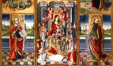 Dettaglio del Retablo del Maestro di Castelsardo a Tuili