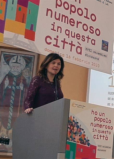 Foto di Raffaella Rozzi in un contesto di Azione Cattolica