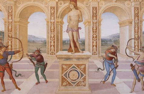 Martirio di San Sebastiano di Andrea Vicentino, dettaglio della figura sensuale