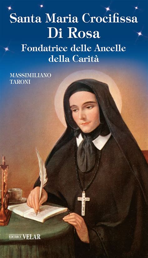 Icona di Santa Maria Crocifissa Di Rosa al cospetto della Vergine