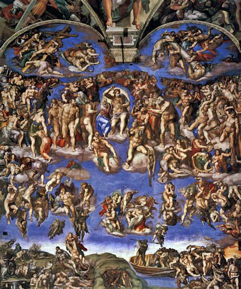 Rappresentazione tradizionale dell'Inferno e del Giudizio Universale