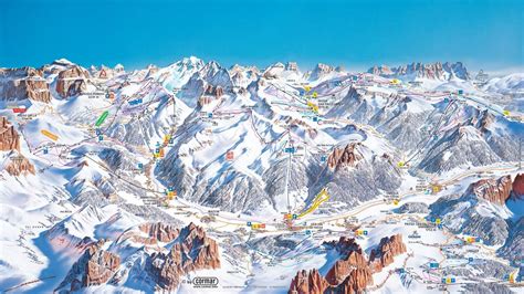Mappa del percorso di pellegrinaggio da Canazei a Pietralba attraverso la Val di Fassa e la Val di Fiemme
