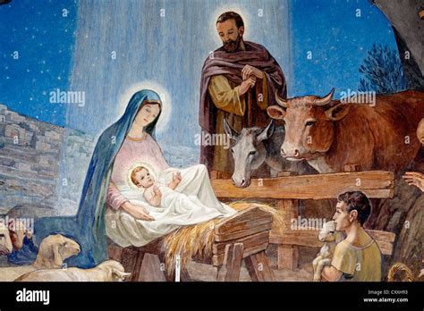 Illustrazione artistica della Nascita di Gesù