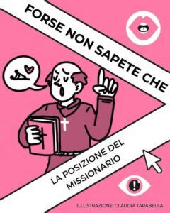 Illustrazione di diverse varianti della posizione del missionario (es. Il Coltello, Fino alla Luna)