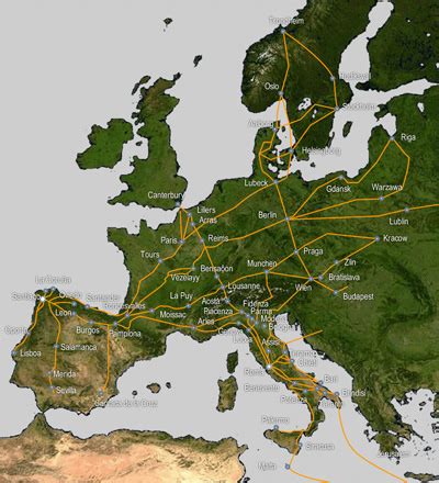 Mappa degli itinerari culturali europei di San Martino con focus sul Salento