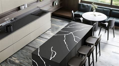 Dettaglio di una superficie solida utilizzata in cucina