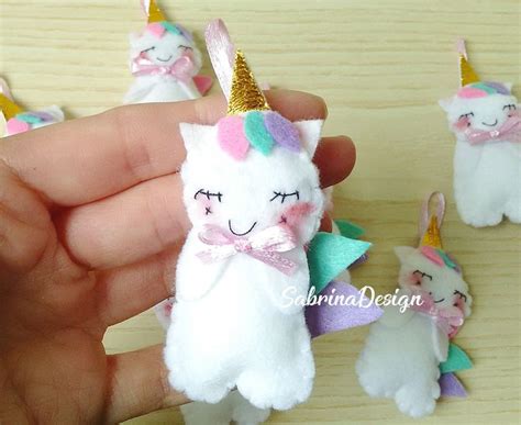 Bomboniera artigianale unicorno Nenè Shop in tulle e feltro