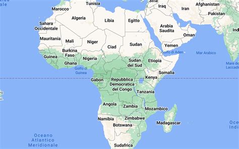 Mappa dell'Africa con punti che indicano l'evangelizzazione