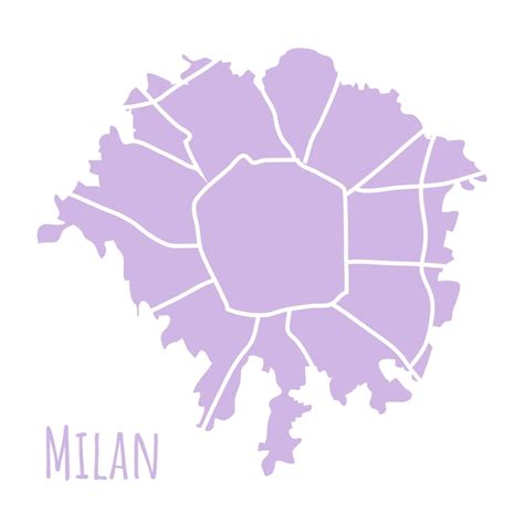 Mappa stilizzata di Milano che evidenzia la posizione di Via Arcivescovo Calabiana e i principali punti di interesse circostanti