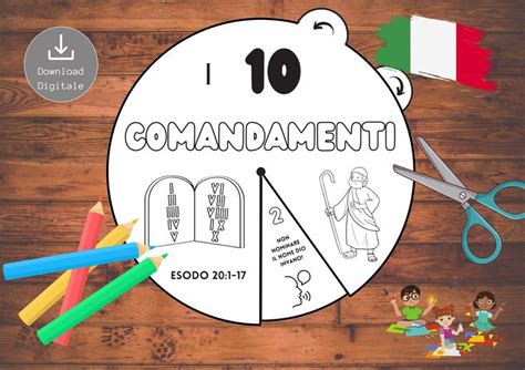 rappresentazione grafica dei dieci canti con le relative figure bibliche
