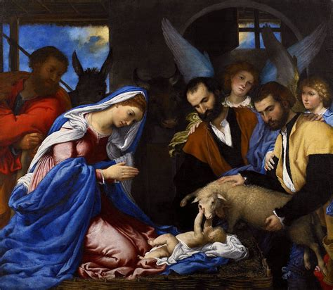 Dipinto L'Adorazione dei Pastori di Andrea Fiasella nel primo altare destro