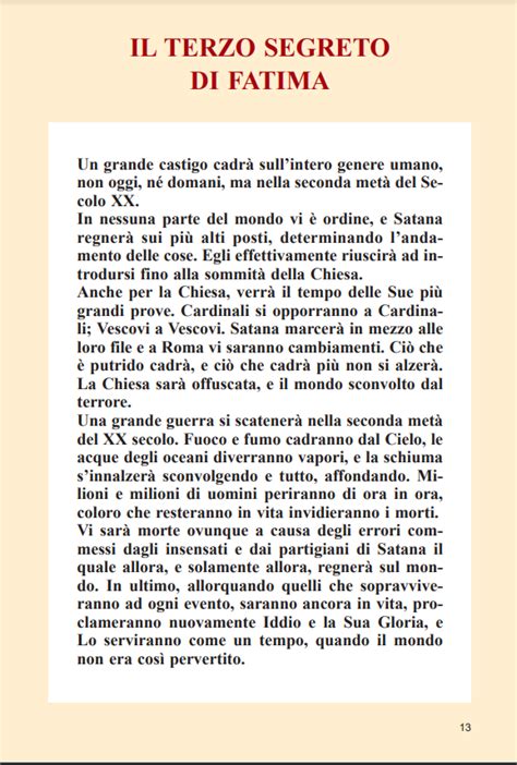 Rappresentazione simbolica del Terzo Segreto di Fatima (Papa, croce, angeli)