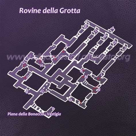 Mappa delle rovine della Moathouse