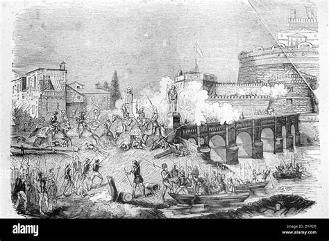 Illustrazione del Sacco di Roma del 1527