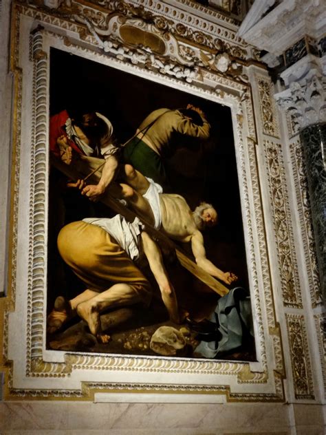 Crocifissione di San Pietro di Caravaggio (dettaglio dello sforzo fisico)