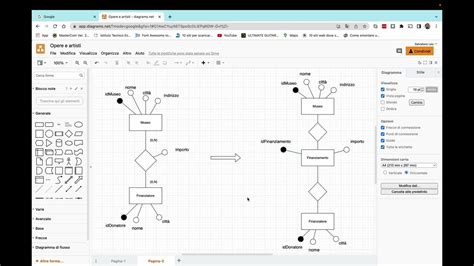 Schema logico che mostra l'interazione tra front-end web e database in un sistema informativo universitario