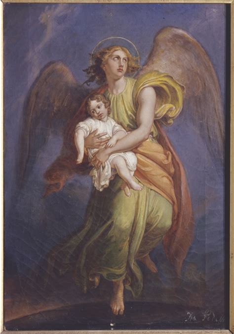 Rappresentazione di un angelo custode nell'arte bizantina