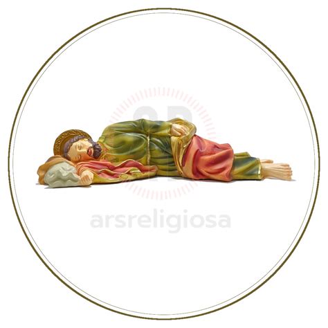 Foto della statua di San Giuseppe dormiente nello studio di Papa Francesco