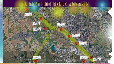 Mappa delle quattro Abbazie dei Borders scozzesi