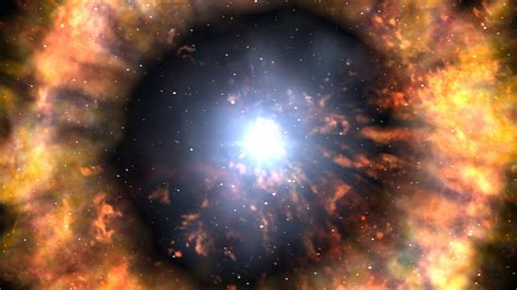 rappresentazione artistica di una supernova in esplosione