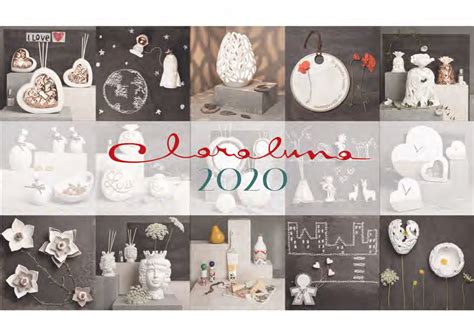 Catalogo delle nuove collezioni Claraluna con focus su porcellane e ceramiche