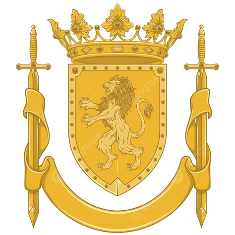 simbolo del leone ruggente e una figura che rappresenta la protezione divina