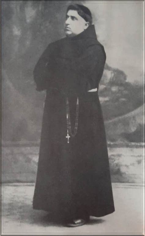 Ritratto di Padre Settimio Zimarino in abito francescano