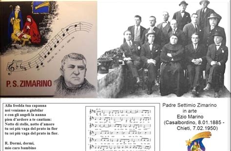 Partitura musicale di Padre Settimio Zimarino