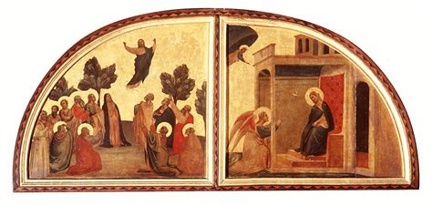 Schema iconografico della tavola con i sei episodi della vita di Cristo