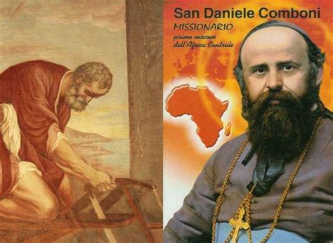 Ritratto di San Daniele Comboni, missionario in Africa