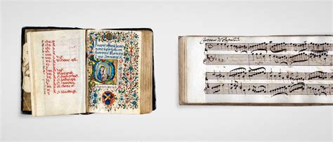 illustrazione di antichi manoscritti musicali mariani