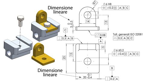 Schema di assemblaggio del cappuccio alla tunica con indicazione delle pieghe