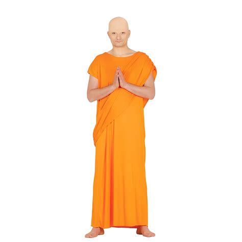 Foto di un costume da monaco buddista fai da te completo