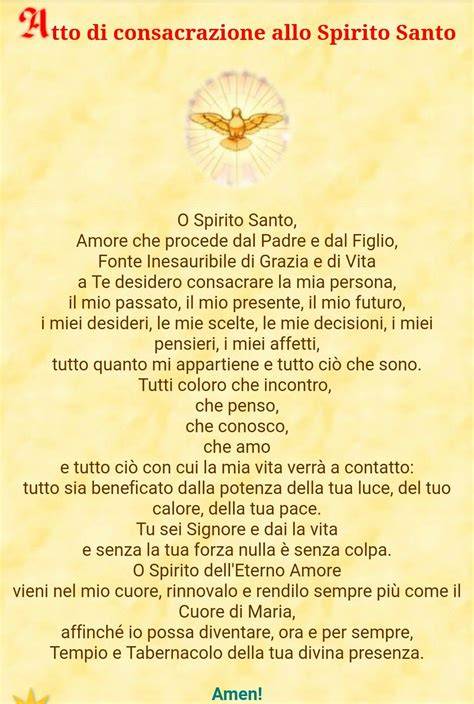 Infografica sulla relazione tra la preghiera e lo Spirito Santo
