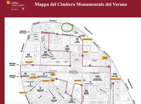 Mappa del primo livello: il Cimitero