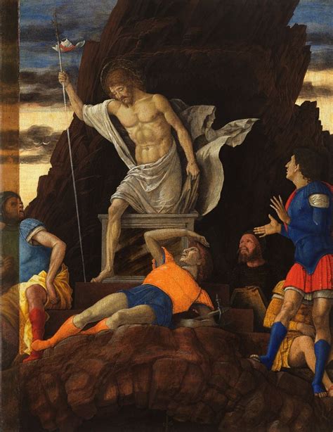 Vista della Resurrezione di Cristo di Andrea Mantegna
