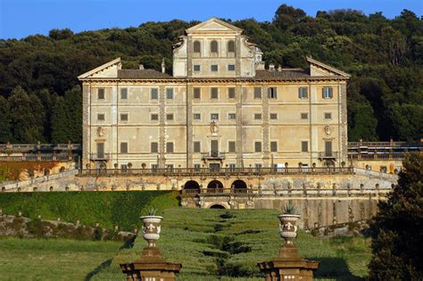 Pianta o veduta aerea di Villa Aldobrandini a Frascati